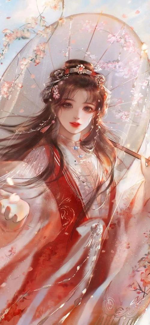 网红壁纸动漫古风女,网红壁纸中的古典韵味